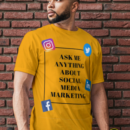 Social Media Manager Branded T-shirt